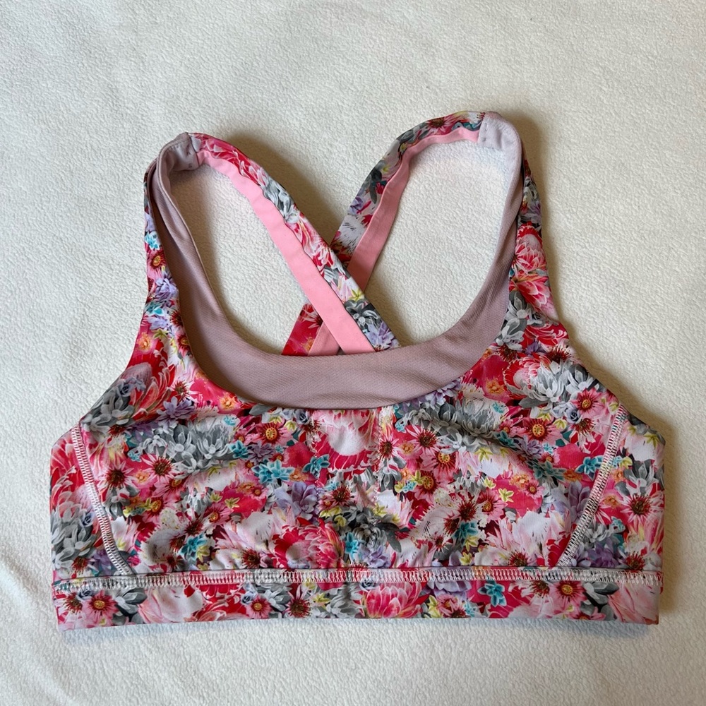 Lululemon Floral Sports Bra 🌸